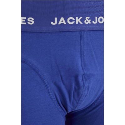 Jack & Jones Erkek Logolu 5'li Düz Renk Boxer Paketi - Black