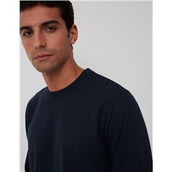 Sudadera Básica, Hombre, Azul Oscuro