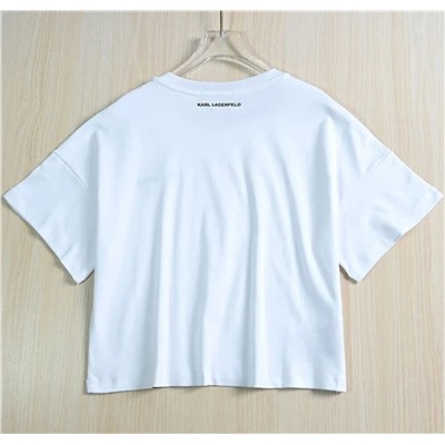 Женская хлопковая футболка КАР*Л 😎