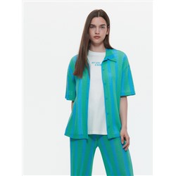 Футболка прямого кроя с принтом