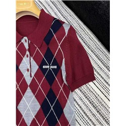 Трикотажное поло   🩷 МИУ МИ*У