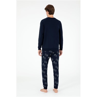 Erkek Lacivert Pijama Takımı