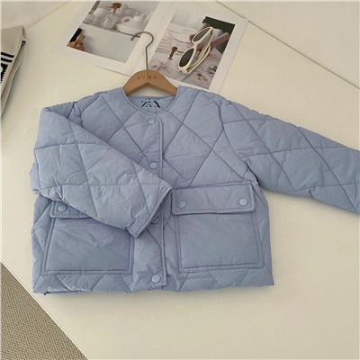 Демисезонная стеганая куртка для девочек ЗАР*А