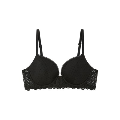 BEAUTIFUL Sujetador encaje tul negro