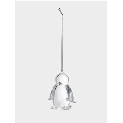 Игрушка елочная, 4х5 см, акрил, Пингвин, Event