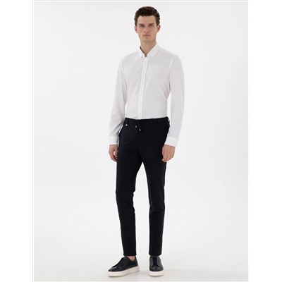 Lacivert Klasik Jogger Pantolon
