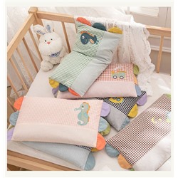 Детская подушка из хлопка с наполнением из гречневой шелухи