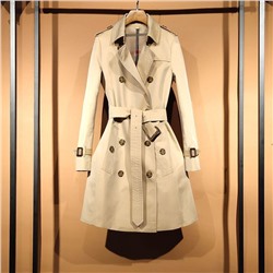 Женский тренч / плащ в стиле  БАРБЕР*И