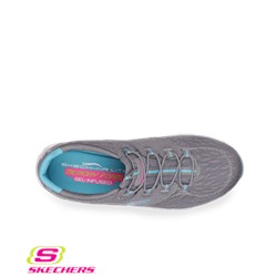 Skechers Lite SkechAir Athletic Gray/Blue Nursing Shoe