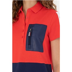 Kadın Kırmızı Örme Elbise