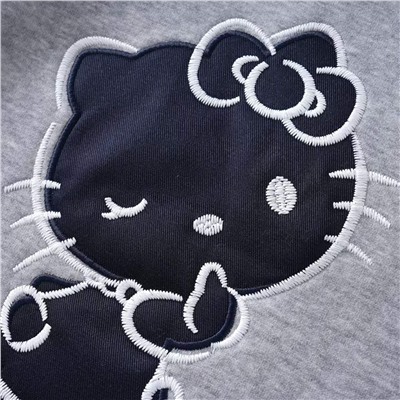 Теплый женский свитшот с толстой флисовой изнанкой  Hell*o Kitt*y