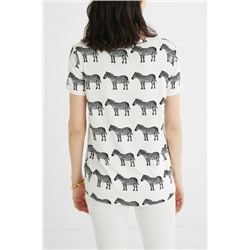 Camiseta manga corta zebras