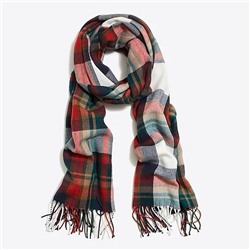 Classic plaid scarf