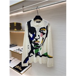 Мужской шерстяной свитер с интересным притягивающим рисунком  Лу*и Витто*н