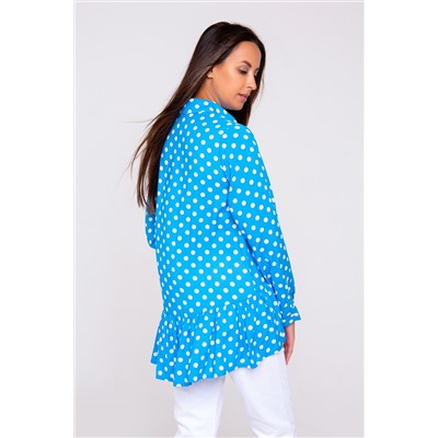 Блузка с длинным рукавом и баской 320NAV