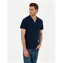 Lacivert Slim Fit Tişört