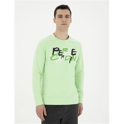 Fıstık Yeşili Regular Fit Sweatshirt