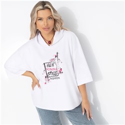 Футболка свободная с капюшоном, Раздать стиля