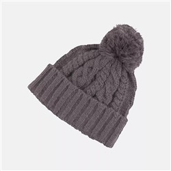 Lux Knit Pom Beanie