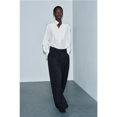 PANTALÓN WIDE LEG PINZAS ZW COLLECTION