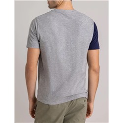 VERTICAL U.S. POLO ASSN. GRAPHIC COLORBLOCK T-SHIR