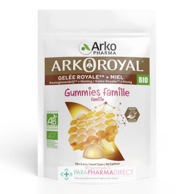 Arkopharma Arkoroyal - Gelée Royale Gummies Famille - 60 Gummies