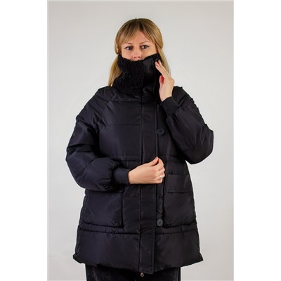 Демисезонная куртка с меховой отделкой, арт. 928