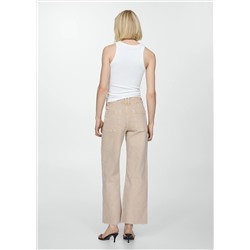 Jeans Catherin culotte tiro alto