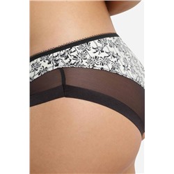 Braga clásica microfibra y  malla