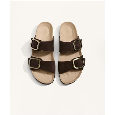 Sandalia serraje hebilla