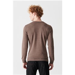 Vizon Bisiklet Yaka Tüylenmeyen Triko Kazak