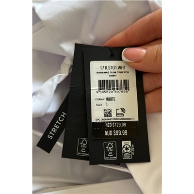 Офигенная рубашка , белоснежная и ткань стрейч