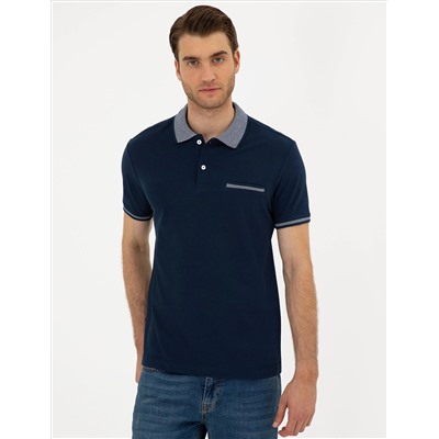 Lacivert Slim Fit Tişört