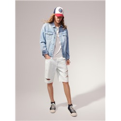 Shorts im Regular-Fit aus Denim