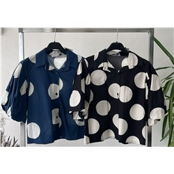 Рубашка  в горох