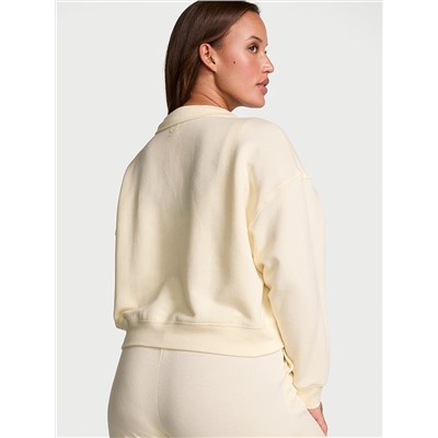 Victoria's Secret Brushed Modal Fleece Collared Pullover