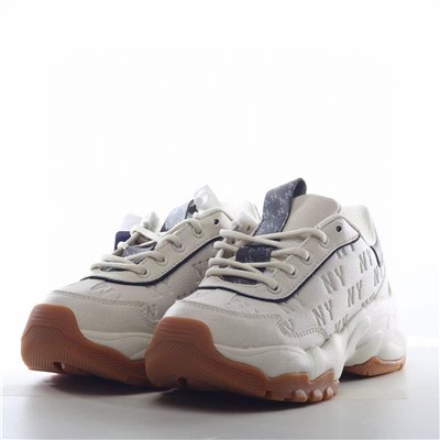 Повседневные кроссовки New York Yankee*s на увеличенной толстой подошве с монограммой New York ML*B Bigball на массивном каблуке