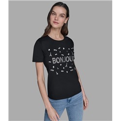 LUXE BONJOUR WHIMSY PINS TEE