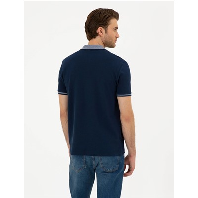 Lacivert Slim Fit Tişört