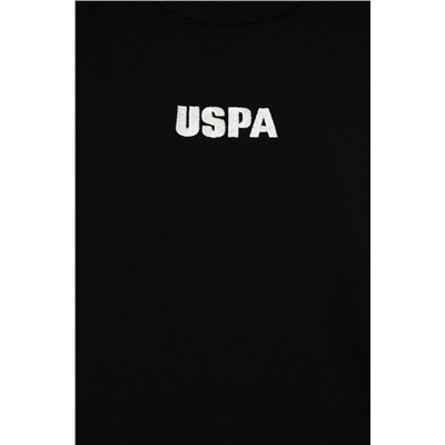 Kadın Siyah Bisiklet Yaka Basic Sweatshirt