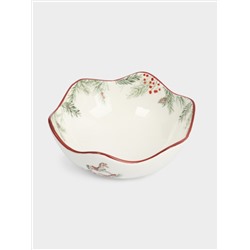 Салатник, 16х6 см, 420 мл, керамика D, красный, Лошадка, Festival