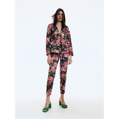 Blazer mit Blumenmuster