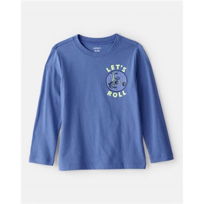 Carter's    Toddler Boy Dumptruck Long-Sleeve Graphic Tee - Blue