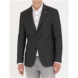 Siyah Slim Fit Ceket