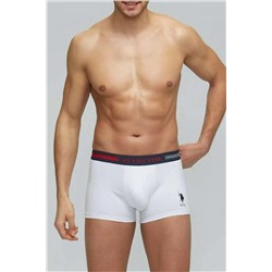 U.S. Polo Assn. Pamuklu Ve Likralı 3'lü Erkek Boxer