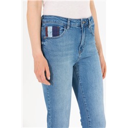 Kadın Mavi Jean Pantolon