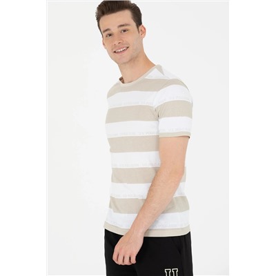 Erkek Taş Bisiklet Yaka Tişört