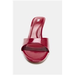 SANDALIA TACÓN EFECTO ACHAROLADO