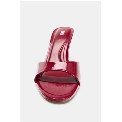 SANDALIA TACÓN EFECTO ACHAROLADO