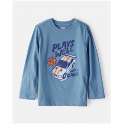 OshKosh B'gosh    Toddler Boy Race Car Graphic Tee - Blue